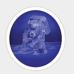 Nasa Space Suit Sticker